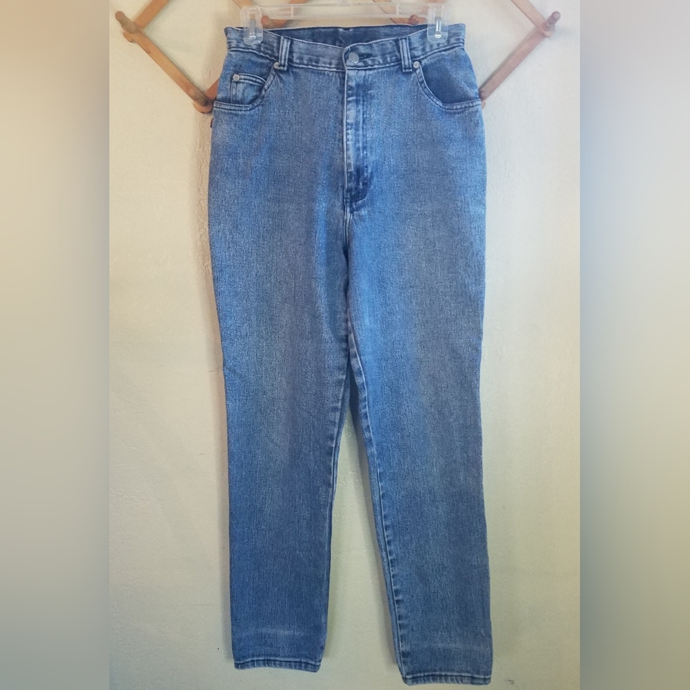 Vintage Sasson Mom Jeans Light Acid Wash 90s Highwaisted Tapered Leg Punk Grunge